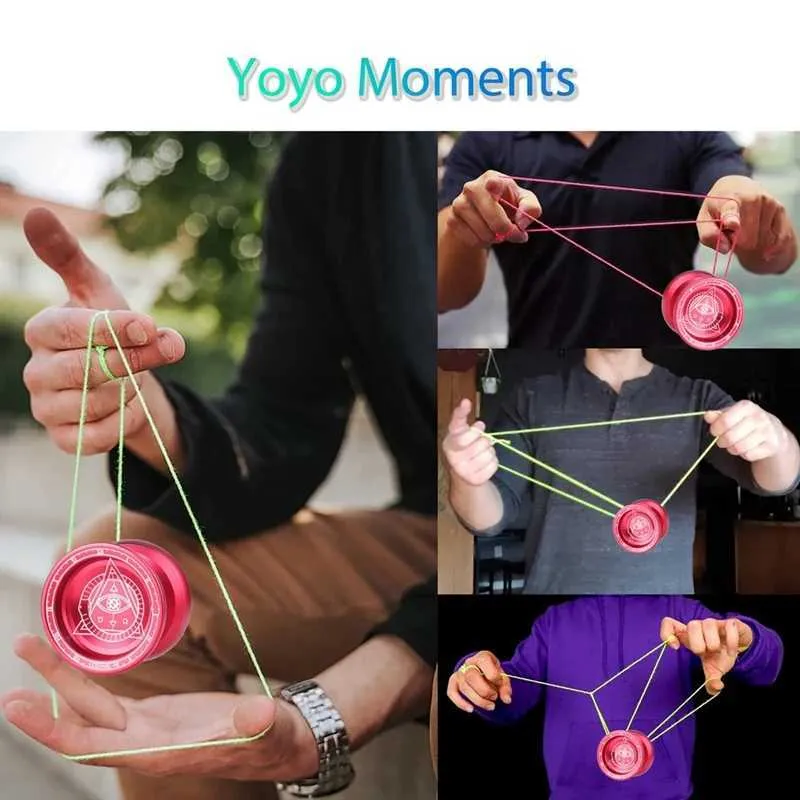 Yoyo Leshare Yoyo Ball Magic Yoyo Single Metal Alloy Professional Wettbewerb Version Yo-Yo Ball Langlebig