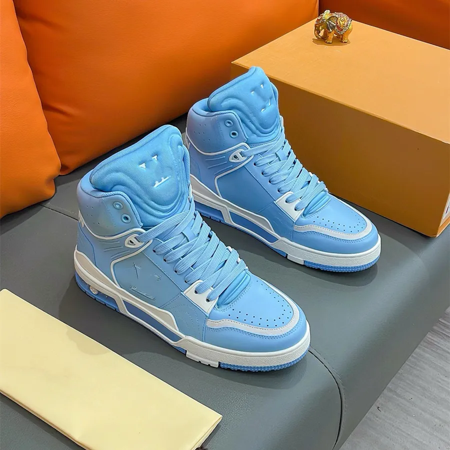 Mens high-top luxury designer sneakers shoes casual sneaker  display picture 3