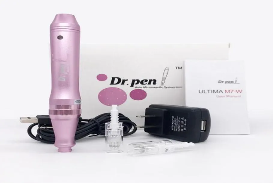 Professionele elektrische automatische oplaadbare draadloze bedrade Derma Pen Dr Pen M7C M7W Microneedle Cartridge Roller Mts PMU Anti Aging 5378357