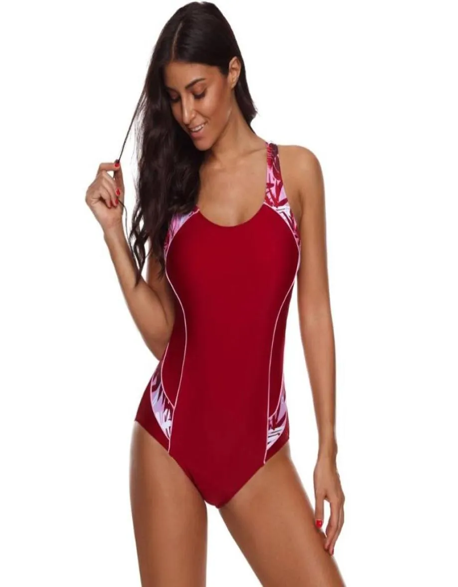 OnePiece past vrouwen één stuk zwempak professionele badpak racewedstrijd bather zwemkleding vintage body s m l xl xxl2347544