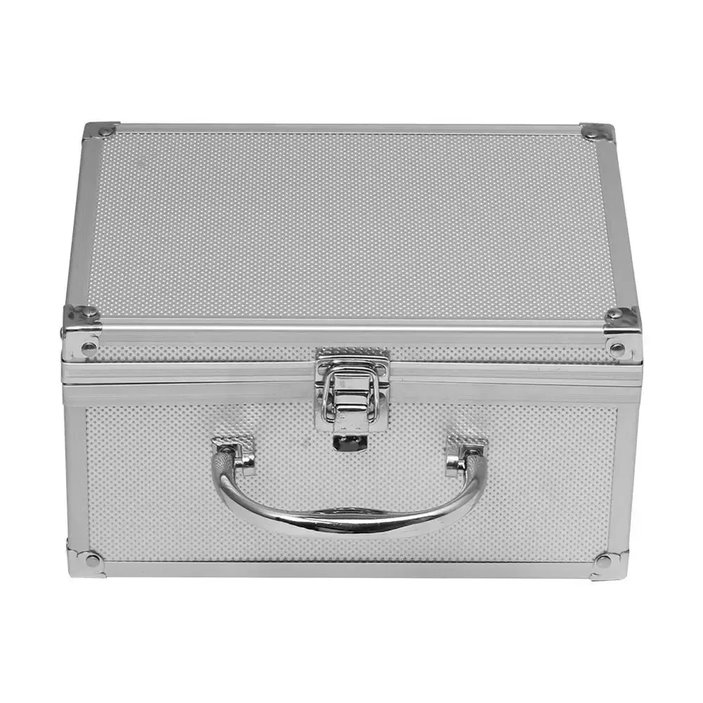 Gereedschapskisten 230x150x125mm Werkzeugkasten Aluminiumlegierbox Tragbare Sicherheitsausrüstung Instrument Hülle Anzeige Koffer Hardware Tool Hülle