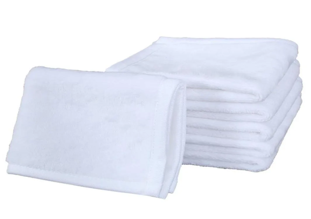 Vierge sublimation serviette polyester coton 3030cm serviette vide blanche carrée serviette bricolage imprimement serviettes El serviettes à main douces1799458