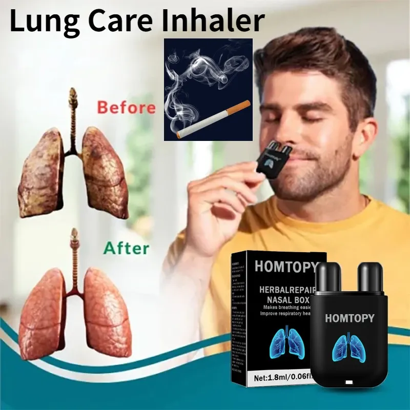 Antiperspirants Lung Care Inhaler Nasal Inhaler Liver Cleansing Herbal Repair Nasal Box Quick Natural Long Lasting Nasal Inhalers Stick Smoking