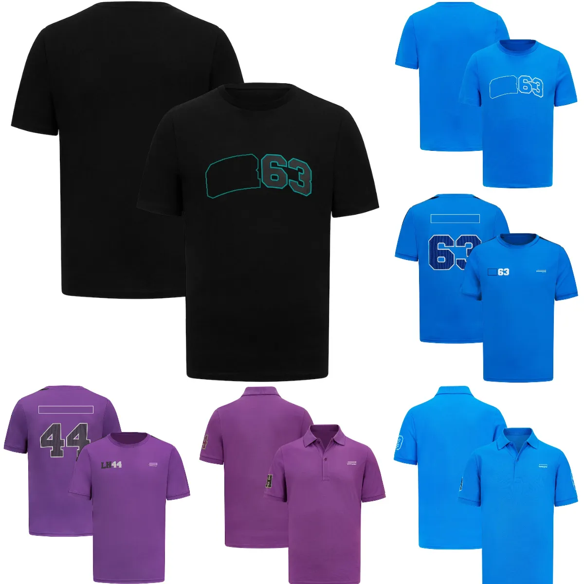 2023 Nouveau F1 Polo T-shirt Formule 1 T-shirts masculins Mentes à manches courtes Extreme Sport Racing Fans Summer T-shirt Breatch T-shirt Jersey