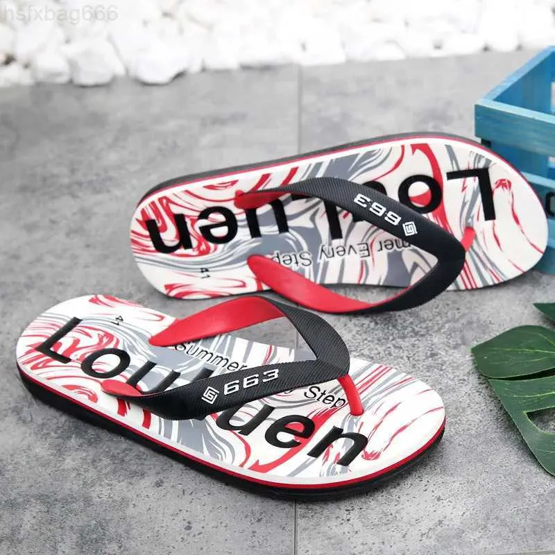 Pantofole Lu Luan Mens Flipflops Sandals in gomma Sandals non slip sandali Slifori da uomo esterno estate 240506