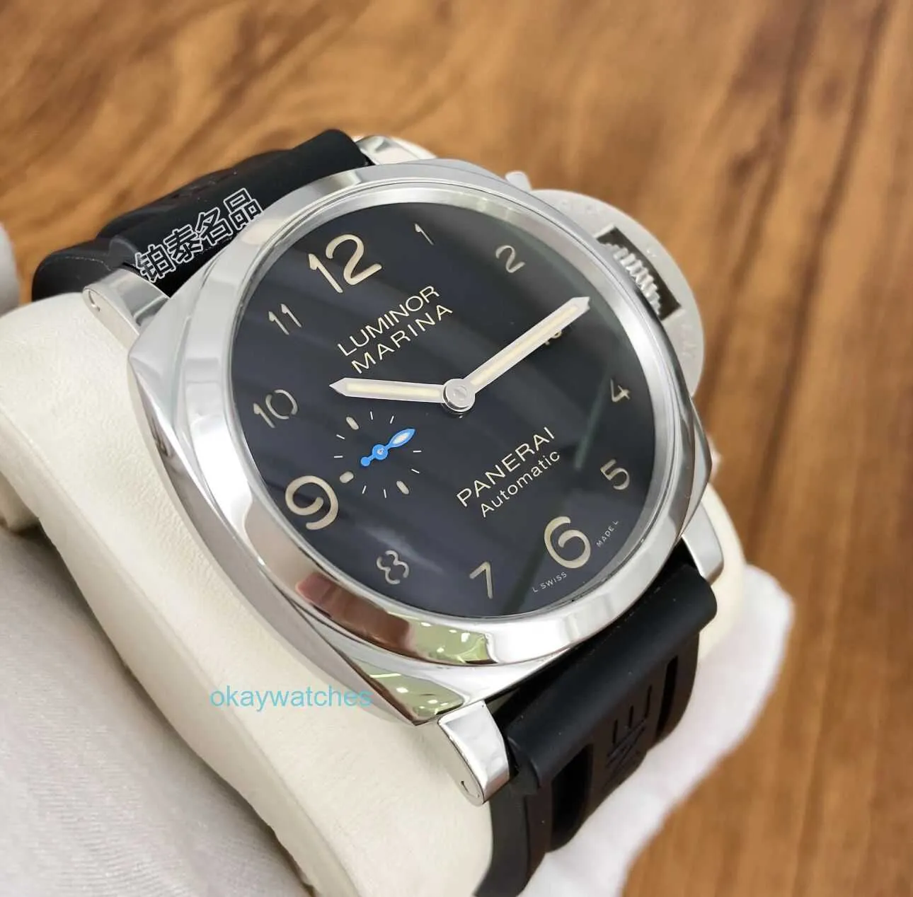 Fashion Luxury Penarrei Watch Designer Nouvel ensemble complet de Mens Watch Lumino Automatic Mechanical Pam01359
