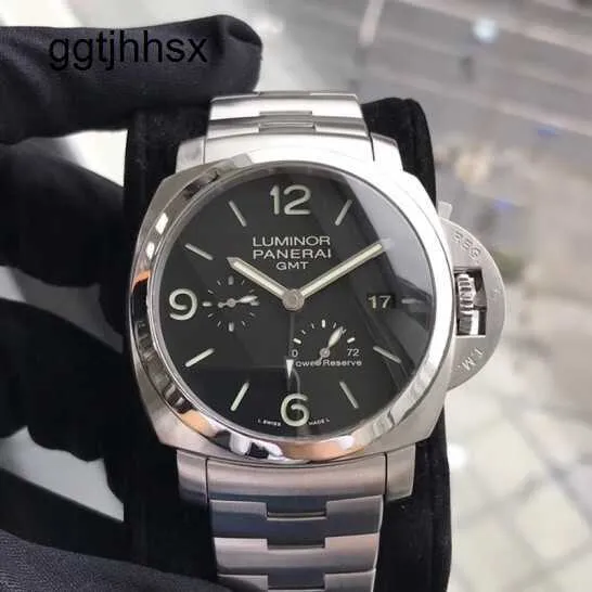 Panerai LUMINOR 1950 Titanium Men s Automatic Watch w Dual Time Zone
