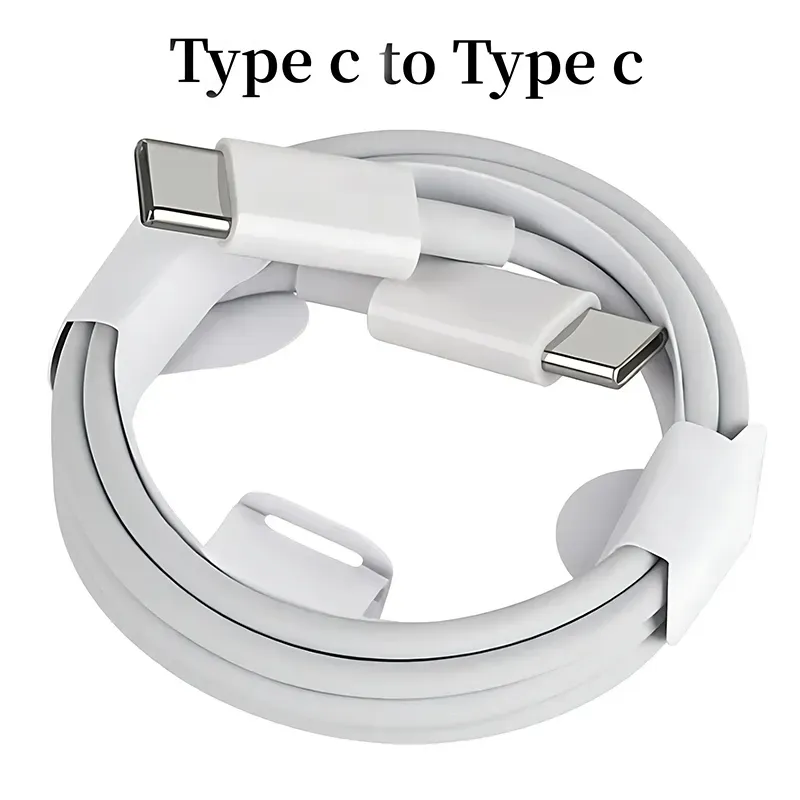 20W USB PD-Kabel Typ C zum Typ-C-Lade 1m-Datenleitungskabel für iPhone 15 Pro Max Samsung Huawei Android Phones Adapter PD USB-Ladegerät