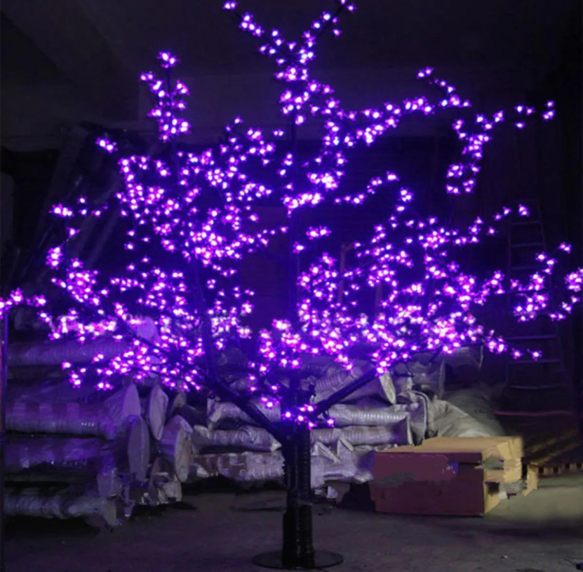 Outdoor LED Künstliche Kirschblüte Baum Licht Weihnachtsbaum -Lampe 1248pcs LEDs 6ft18m Höhe 110VAC220 VAC Rainfoach6797199