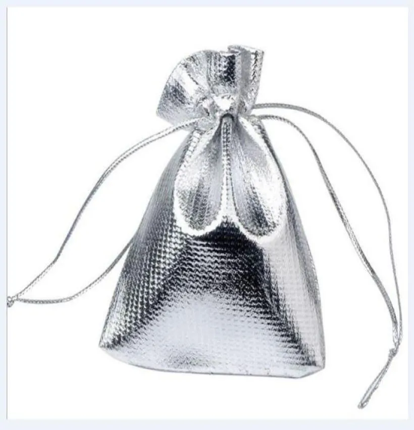 100pcslot en argent joaillerie de bijoux d'emballage affiche des sacs de sachets pour femmes cortège de fashion bricolage W357829941