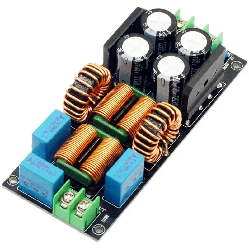 Förstärkare 4A 10A 20A AC EMI Power Filter EMC 110V 220V Purify Power RFI DC Isolator Purification Filter Buller för ljudavkodförstärkare