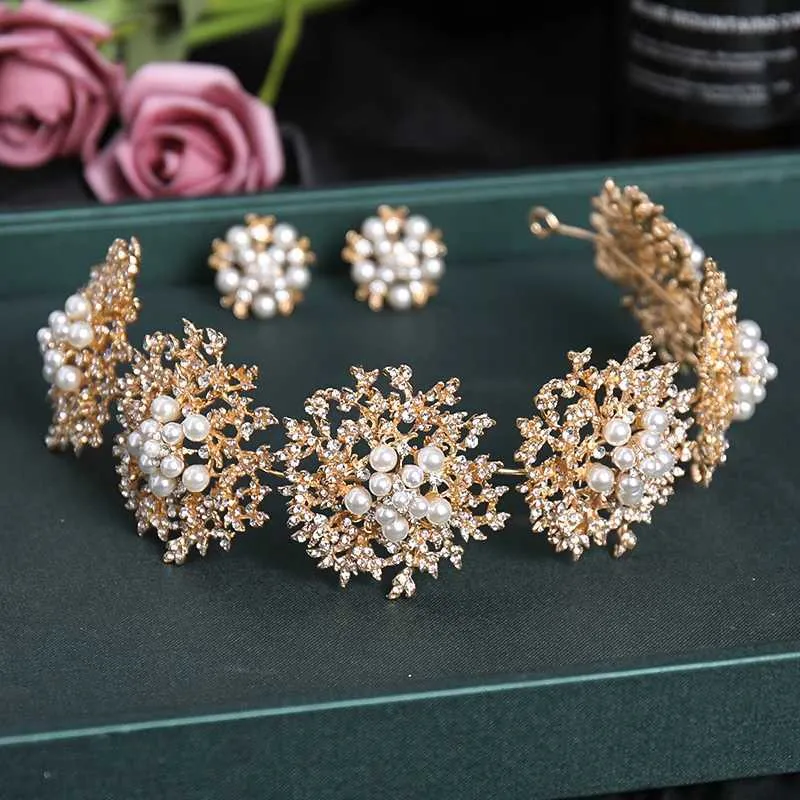 Hochzeitshaarschmuck Itacazzo Bridal Headwear Klassische Barocklegierung Hair Band für Frauen Hochzeits Geburtstagsfeier und Ballzubehör geeignet