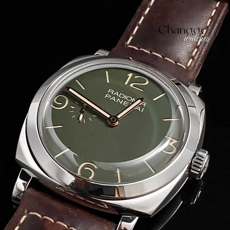 2024 Unisex Luxury Watch klassische Armbanduhr Serie 45mm Mechanical MENS Watch Small Second Disc Back Transparent Business Freizeit Luxus Uhr Automatisch GRE CPC9