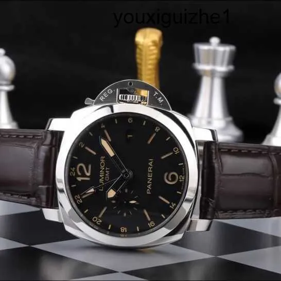 Relógio de pulso exclusivo Panerai Mens Watch Luminor 1950 Series 44mm Data Data Exibir masculino mecânico automático Assista nude PAM00531