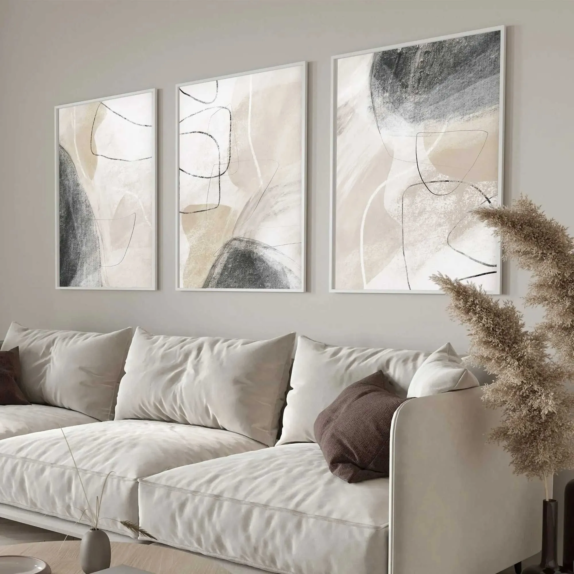 Imalista estetyczna sztuka ściana bohemian plakaty na płótnie plakaty i gra w domową sypialnię i dekoracja salonu J240505