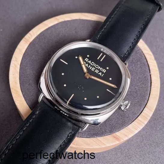 DHgate Panerai 47mm Mens Manual Mechanical Leisure Business Watch Stainless Steel Black Dial PAM00425 Watches