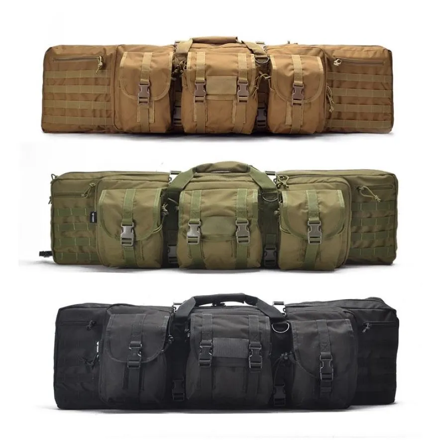 Stuff Sacks 47'' 42'' 36'' Militray UACTICAL Backpack Double Rifle Bag Case Outdoor Shooting Hunting Carr 250v