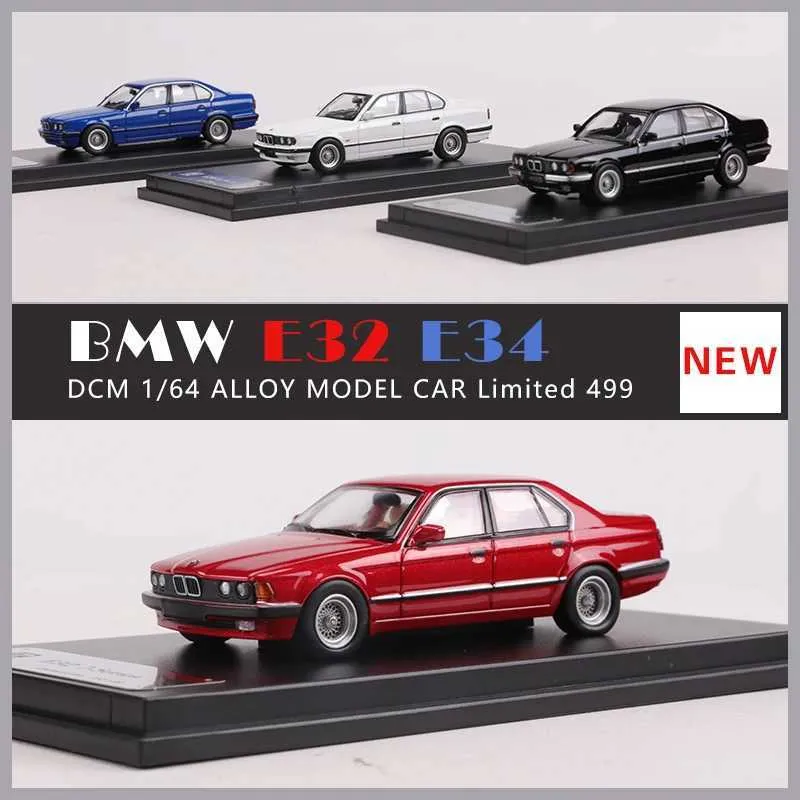 Diecast Model Cars DCM 1 64 E32 7Series-E34 5-Series Alloy Model Car Limited Edition 499L2405