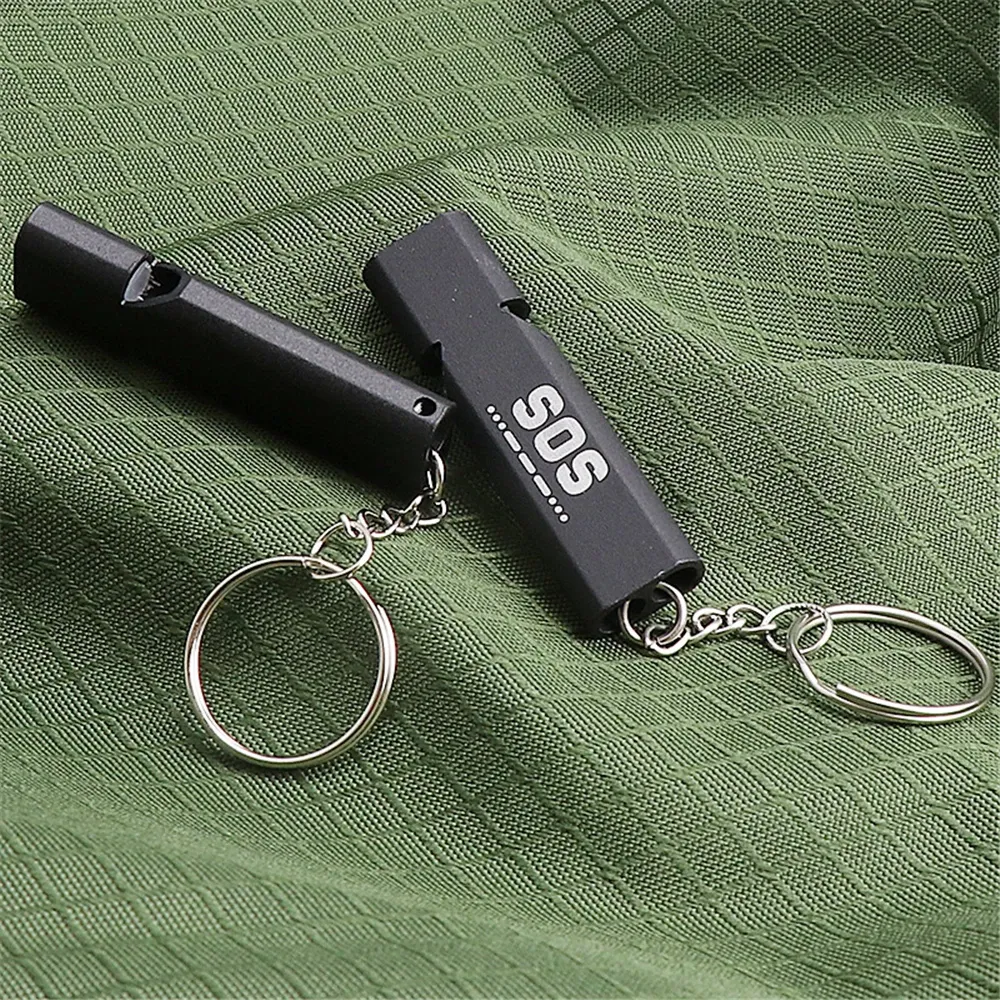 Buitengadgets 1/2pcs CAM Survival Whistle Frequentie Mtifunctioneel Portable EDC Tool SOS Earthquake Emergency Drop Delivery Sports Ou Otpid