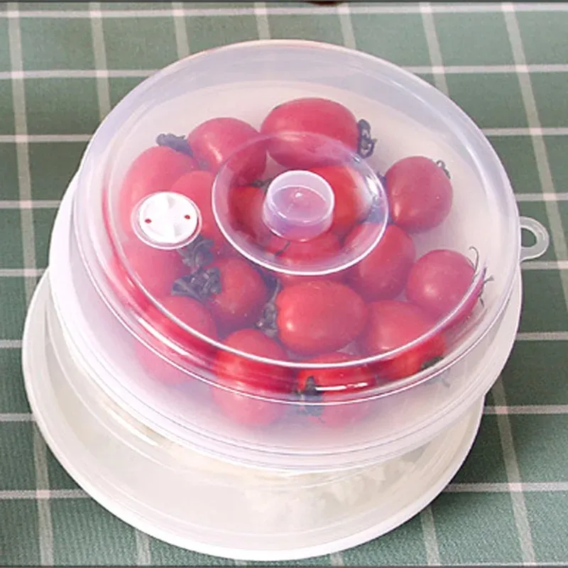 NUEVO Guardia de salpicaduras de alimentos Alimentos de microondas Anti-Sputtering Hort Oil Tapa resistente al calor de la tapa para el calor para el goteo de alimentos de microondas
