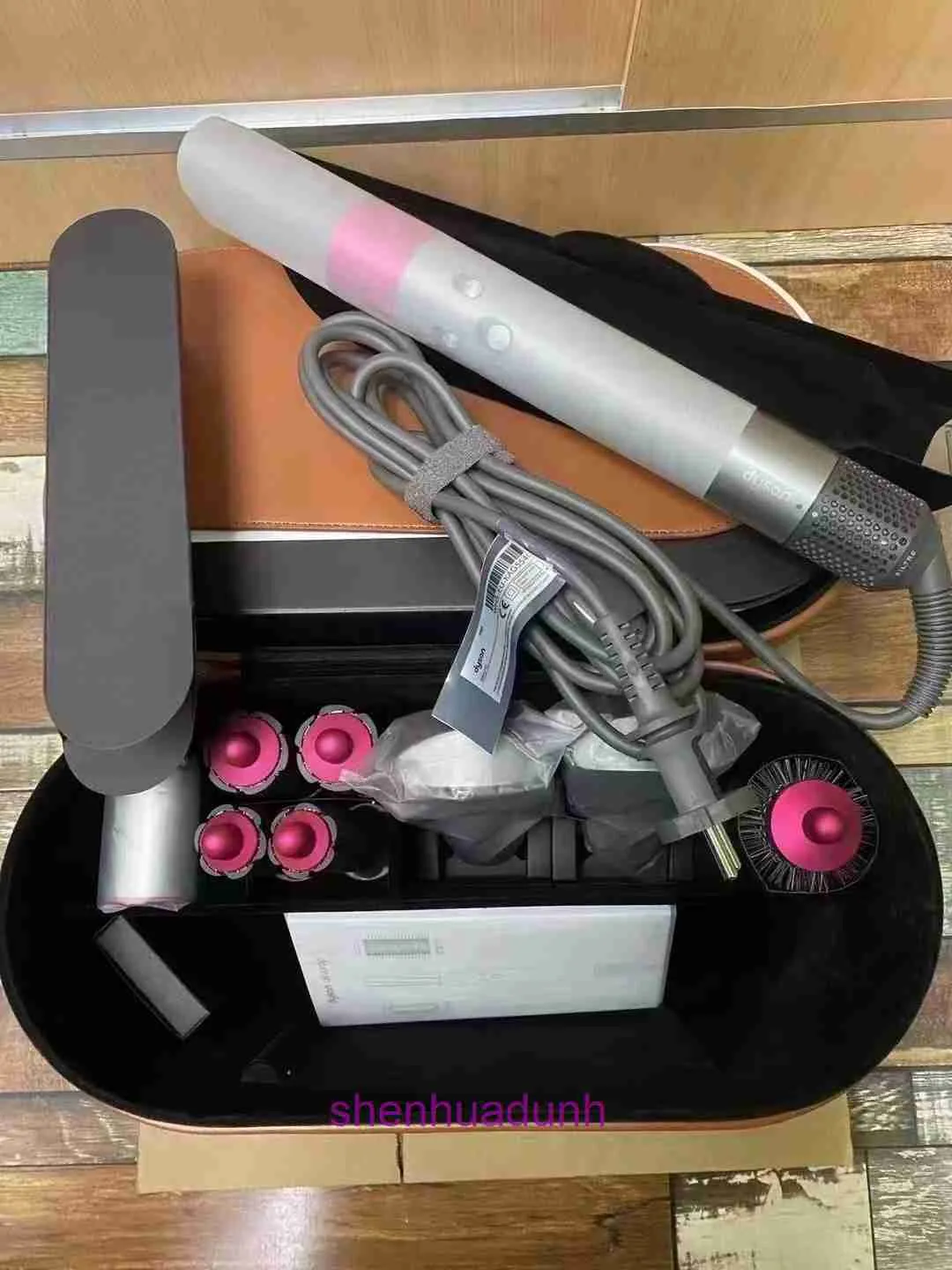 HAAR DROYERS 8 HOOFDS MTIFICTE CURLER Professionele salon droger Tools EU/US/UK Versie Curling Iron Complete Styler Set Pruisische DRO DHEIT R9I2