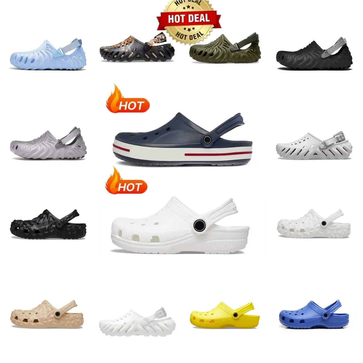 Plataforma de iluminação de carros de grife chinelos sandálias deslizam famosos femininos masculinos Crocodilo Sapatos coloridos Echo Slipper Slipper