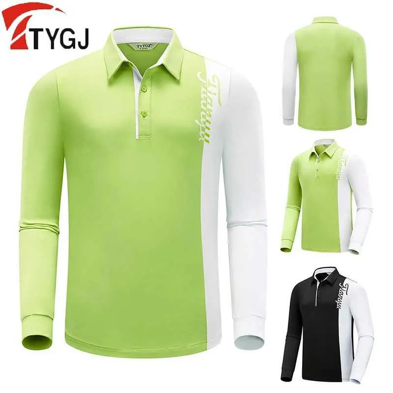 T-shirts voor heren Ttygj Men Nieuwe sportkleding Langglede vrijetijdshemd Patchwork Sports Rapel T-shirt Herfst Male Elastische droge fit Tops Y240506