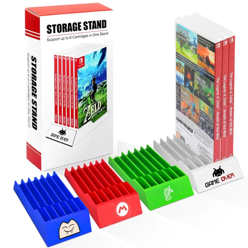 MICE 6 en 1 Carte de jeu Stand de base de cartes de jeu pour Nintendo Switch Oled / Lite