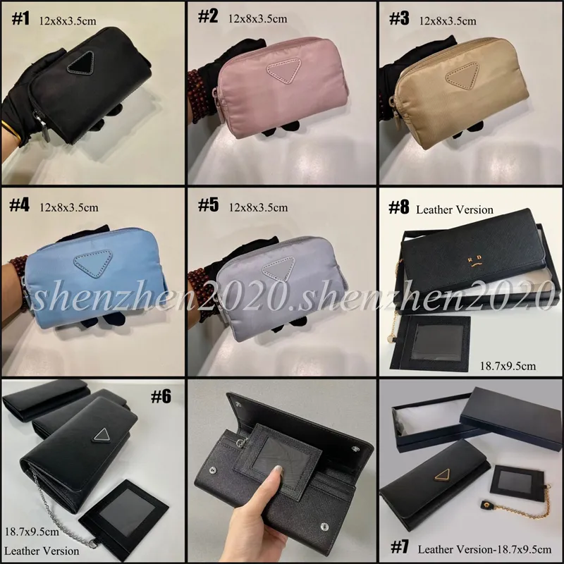 Premiumkvalitet kvinnors mode läder plånbok mini handväska korthållare med presentförpackning