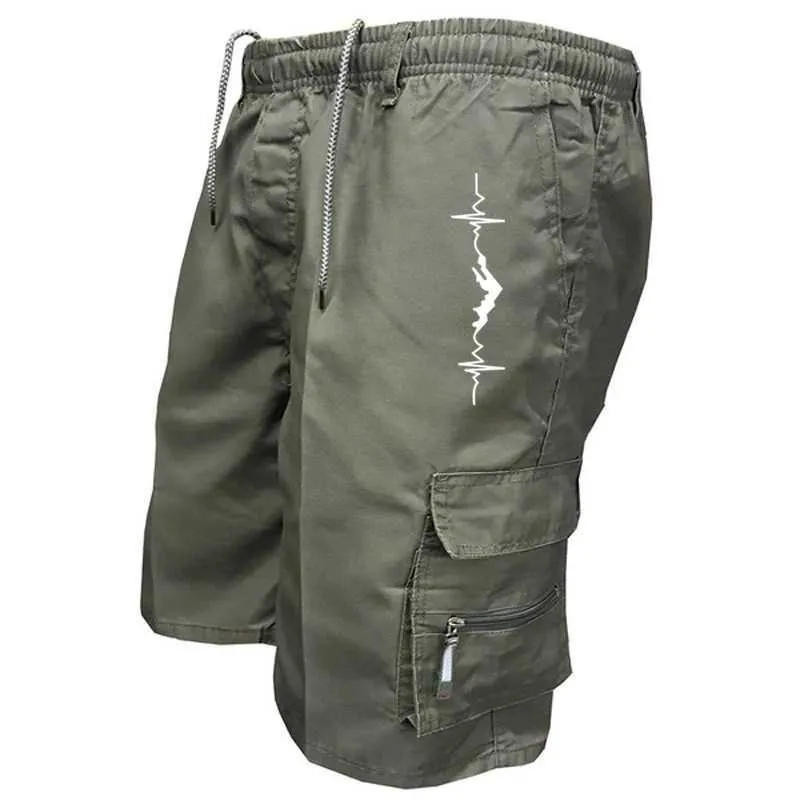 Herren -Shorts Sommer Neue Fünf -Punkte -Herren Mode und lässige Trend Lose und komfortable Multi -Pocket -Waren -Shorts Outdoor Sports Shortsl2405