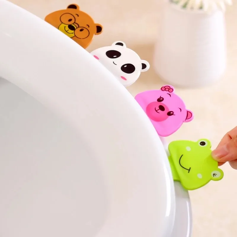Plunger 1pcs niedliche Cartoon kreative Toilette tragbare Toilettenabdeckung ist keine schmutzigen Hände geöffneter Toilettenlid -Toilettenhebewerkzeug