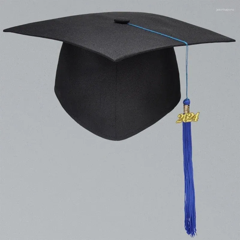 Cappello di laurea per adolescenti del Berets College con abiti per tute per frange per accademico