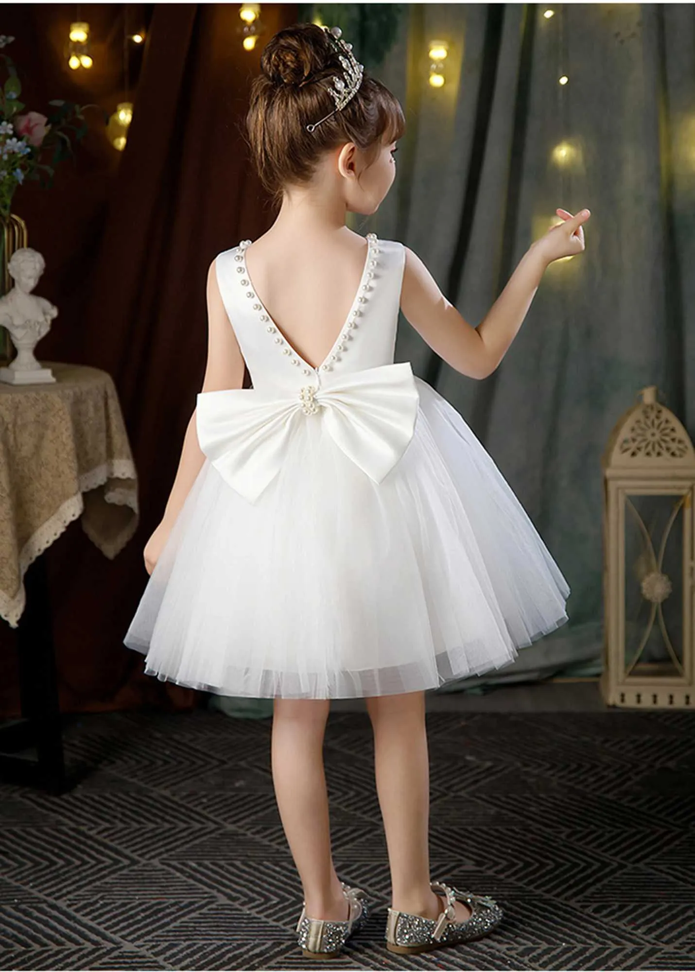 Girl's Backless Pleated Formal Dress for Toddlers and Big Girls Ages 25-36m  to 7-12y from Dhgate Girl's Dresses - price 39.58