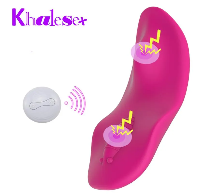 Khalesex Clitoral Stimulator Wireless Remote Control Panty Wearable Vibrator Invisible Vibrating Egg Adult Sex toys for Women Y2004059451