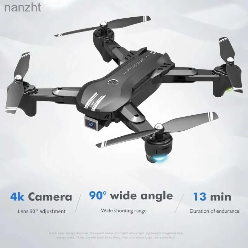Drohnen 4K High Definition Fernbedienungssteuer-Drohnenkamera Falten Sie Weitwinkel-Drohne vier Hubschrauber Dual-Kamera-Drohne wx