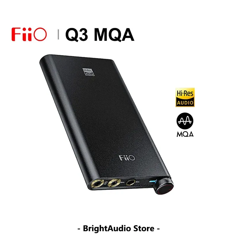 Усилитель Fiio Q3 MQA Portable DAC Amp Усилитель наушников xu316 AK4452 PCM768 DSD512 2.5/3,5/4,4 мм для выхода Androi Phone