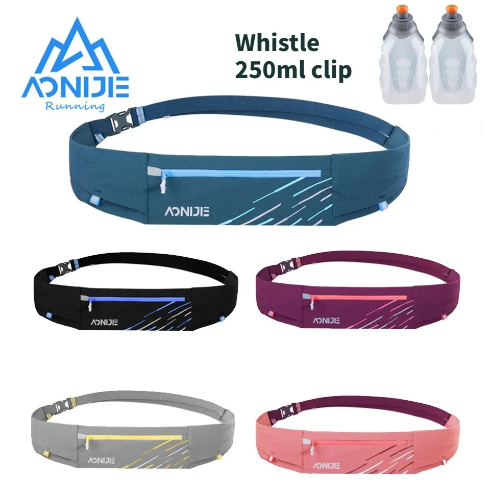 Olio Aonijie W8105 Lightweight Comfort Running Waist Belt Belt Idration Fanny Pack Topche sportive per fare jogging Fiss Gym Hescuking