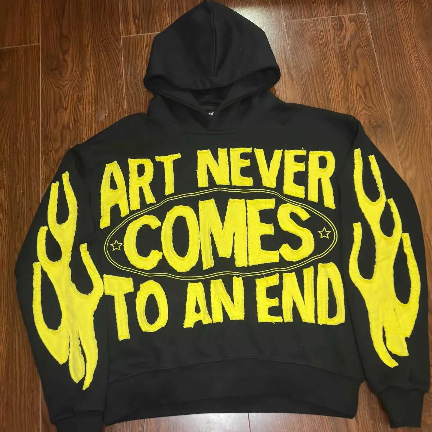 Herrtröjor tröjor y2k street hip hop kläder version brev mönster hoodie för mens 2024 retro mode harajuku casual lös överdimensionerad sweatshirt Q240506