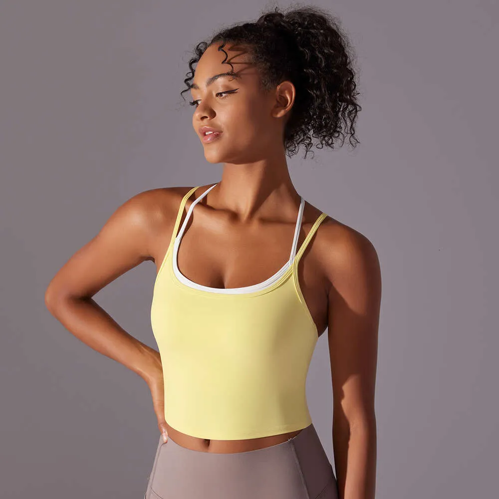Yoga Bra Align Sports Push Lu Up Women Fiess Bra sous-vêtements Yoga Workout Tob Top Running Gym Gym Wear Lemon Gym Running Workout
