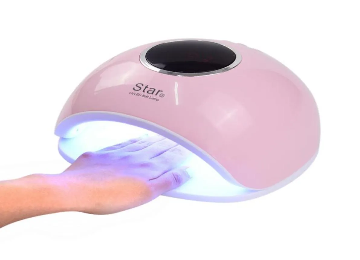 STAR5 LAMPAGGIO LED UV 72W con asciugacapelli per unghie per unghie sensore Turatura di tutte le lampada a macchina per gel UV Visualizzazione LCD Strumenti di manicure ART7404332