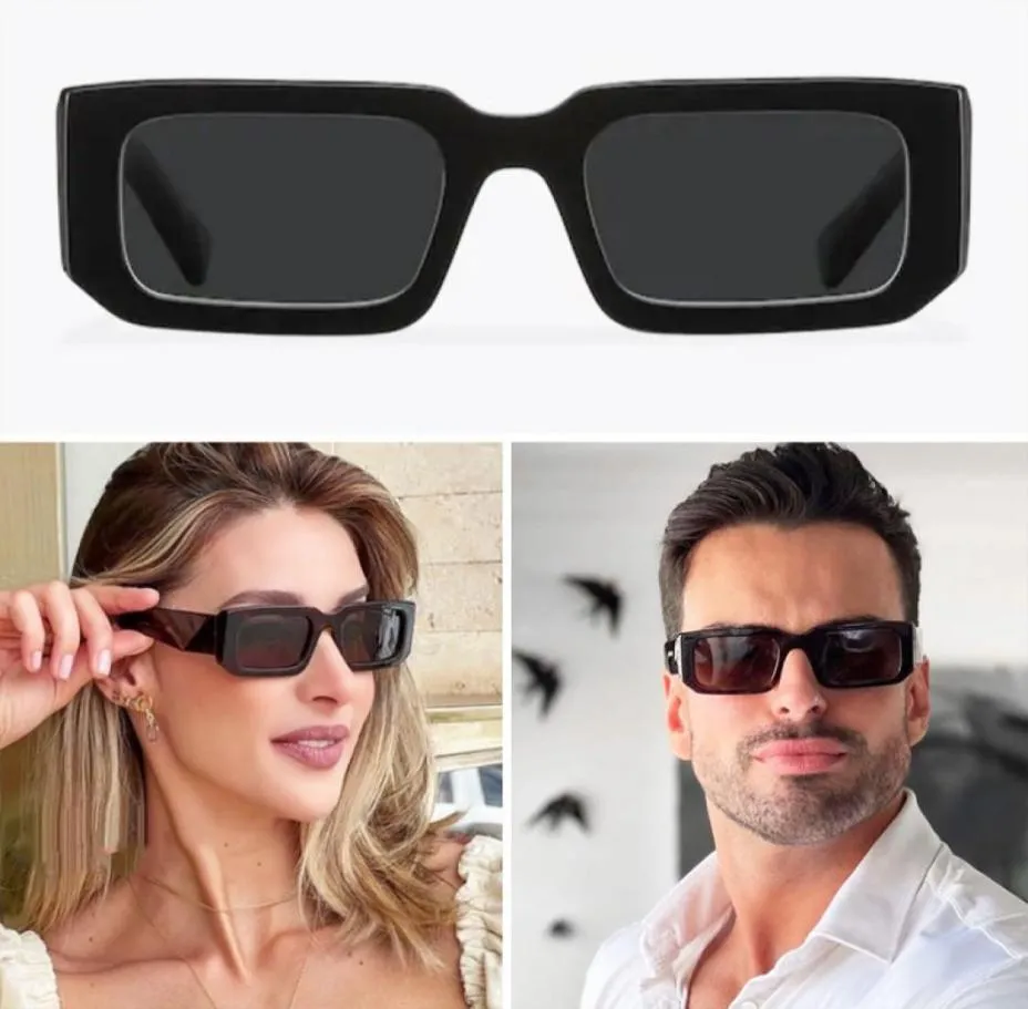 Klassiska solglasögon för män Fashion Party Stage Style Womens Glasses SPR06YS TOP UV400 Lens Protective Eyes Trendy Street Sungasse6572892