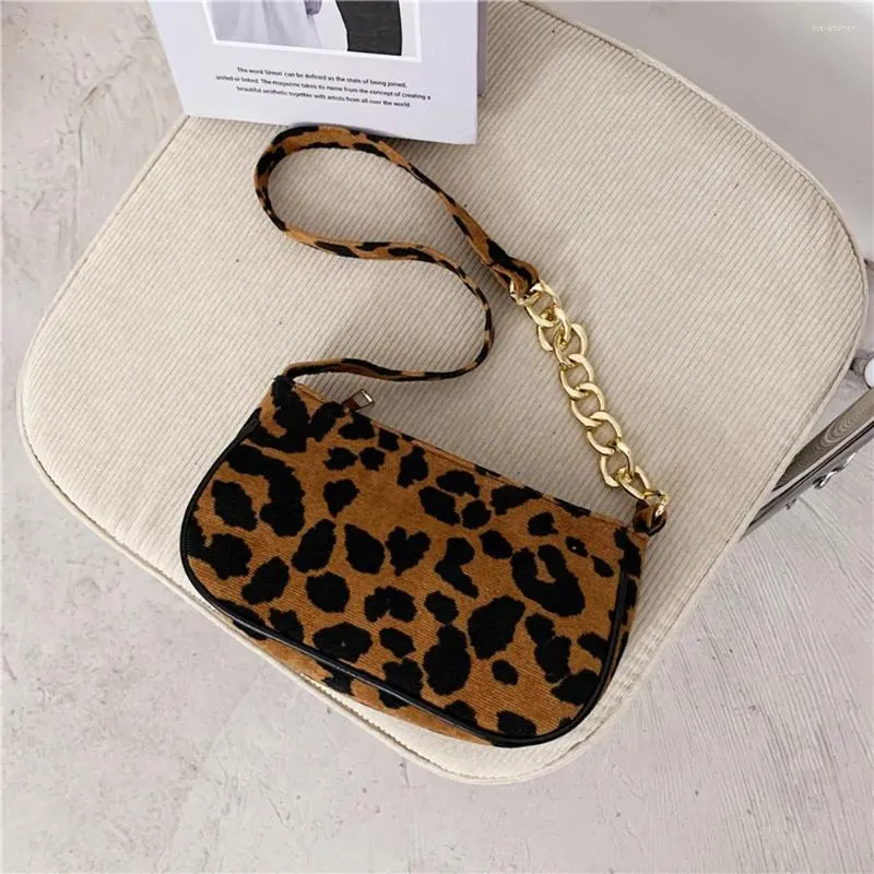 Totes Plüsch Tiermaterial Messengerbeutel Original Design -Tasche Leopardenmuster Großkapazitätsumbilder Einkaufshandtasche Einkaufshandtasche