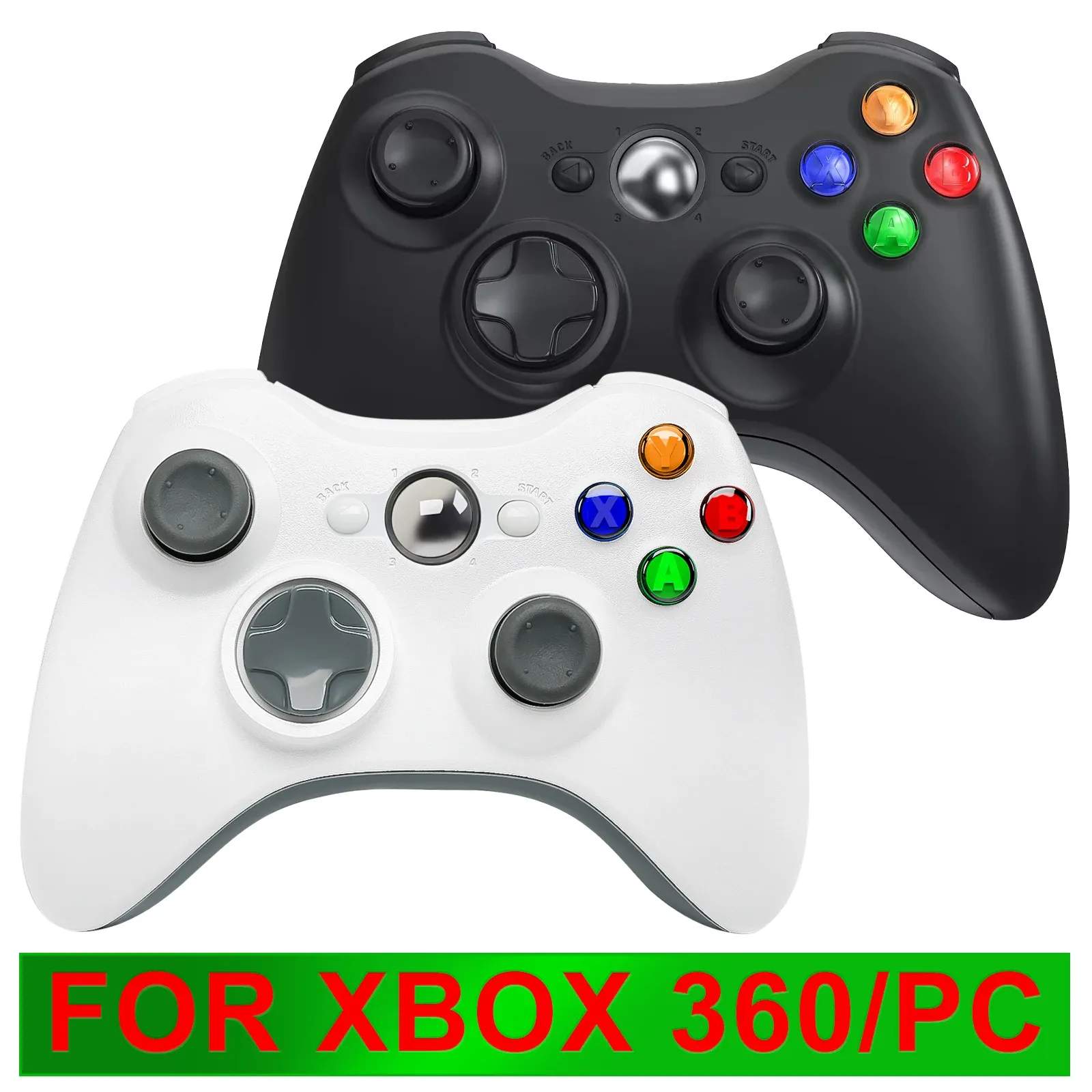 MICE -Controller für Xbox 360 2.4g Wireless Gaming Remote Joystick 3D Rocker Game Handwerkstools Teile Dual Vibration