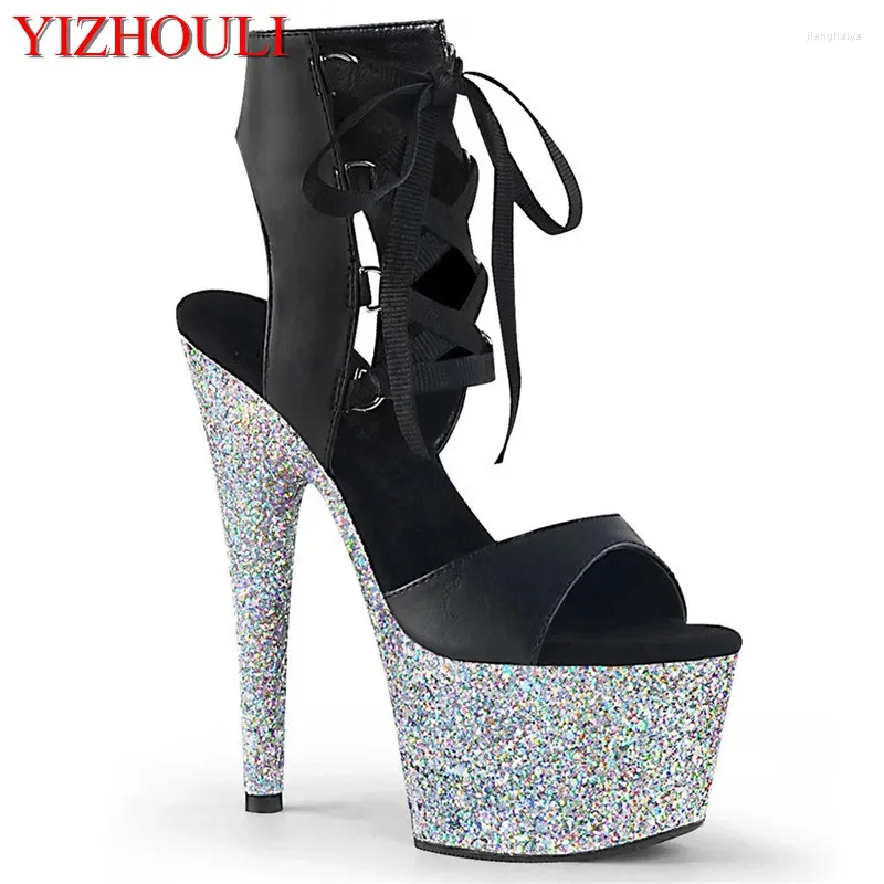 Buty taneczne 6 cali. Wodoodporna platforma 15 cm stiletto kostki buty