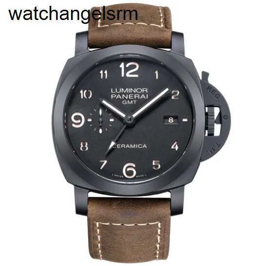 Getre-bracelet pour dames Panerai Luminor 1950 MENSE MENSE MONTRE MONTRE AUTOMATIQUE MÉCANIQUE 44MM PAM00441