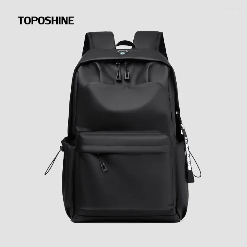 Backpack Toposhine Herren Business Casual Casual 14/15,6 -Zoll -Laptop -Tasche Pendler Reisen männliche Outdoor -Sportback -Jugendschule Taschen Jugendschule