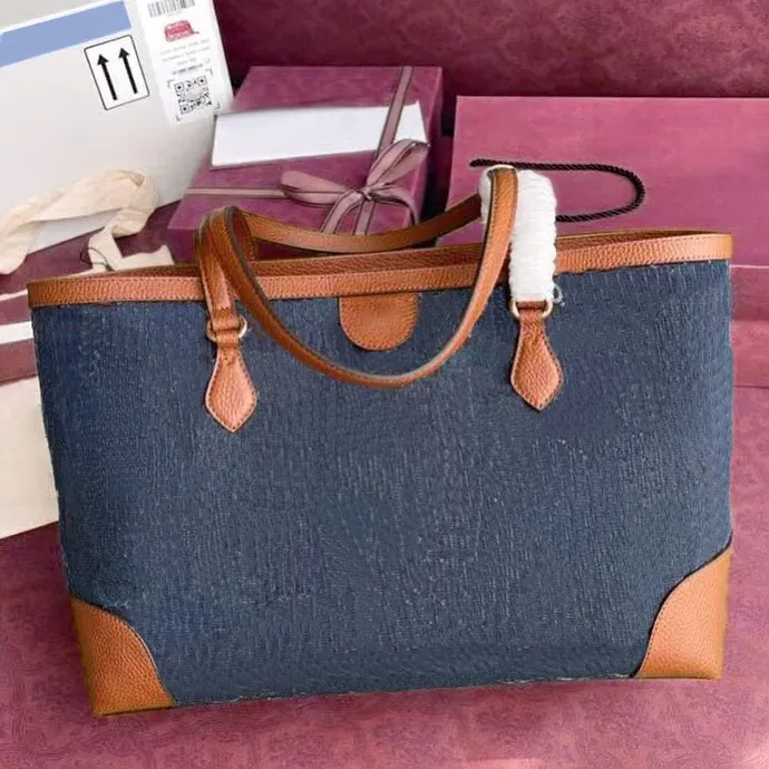 Womens Luxury denim Totes Designer bags mens Vintage Clutch handbags Canvas Cross Body Shoulder luggage Bags Wallets fashion large weekend Beach shopper travel bag