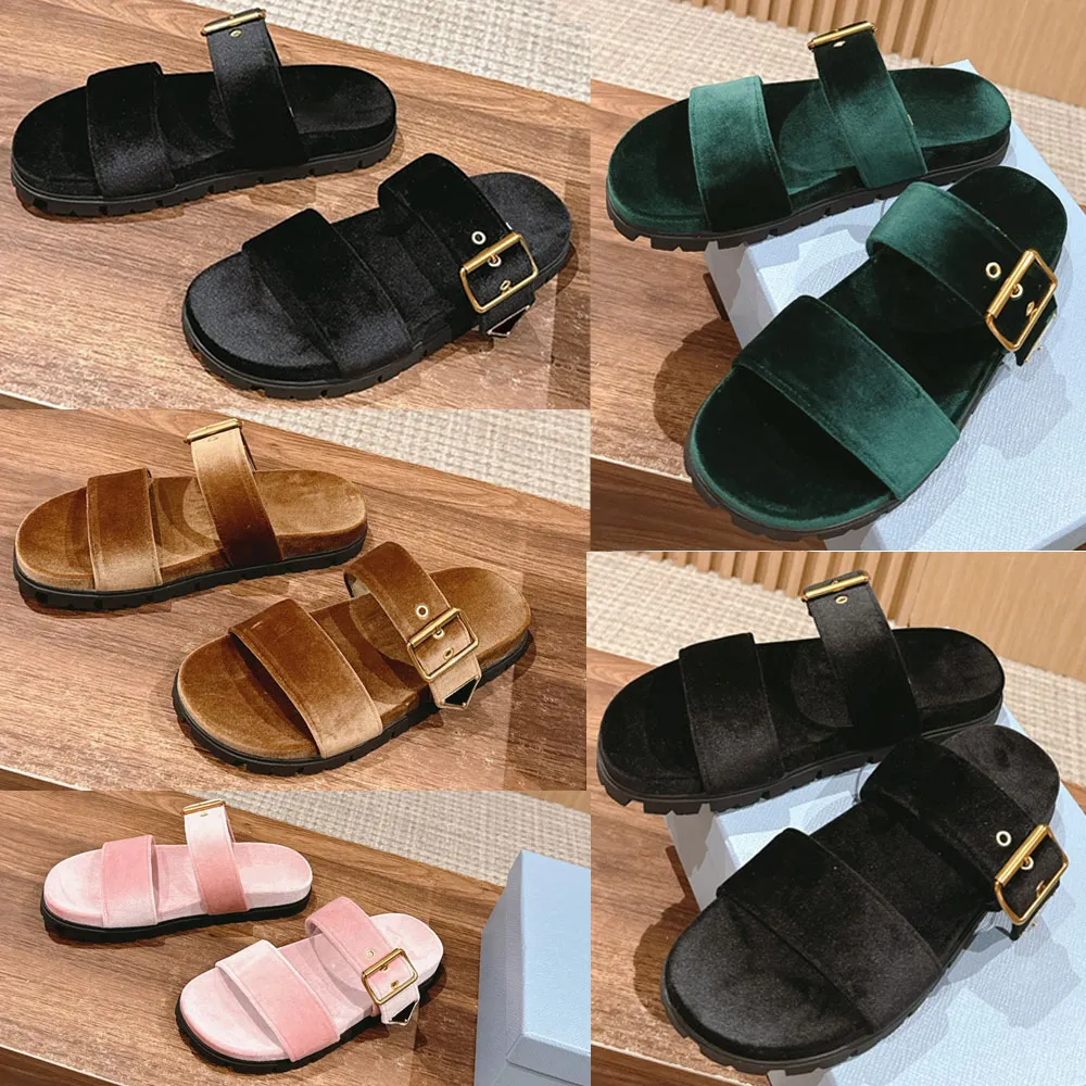 Sandali di velluto hot sale