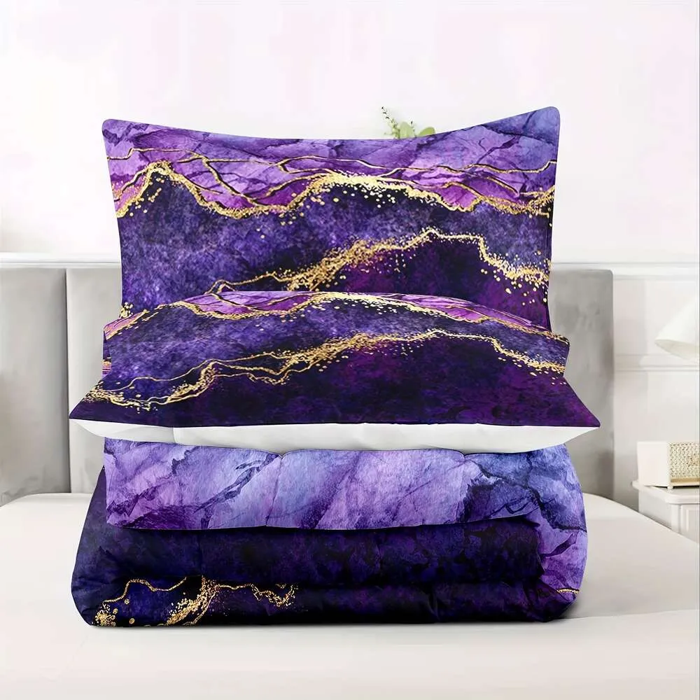 Tie Dye Comforter, Set Marble Bedding, Girls Sets Queen, Bedroom Comforter Bedding Purple Queen SizeNot including duvet cover and pillow core