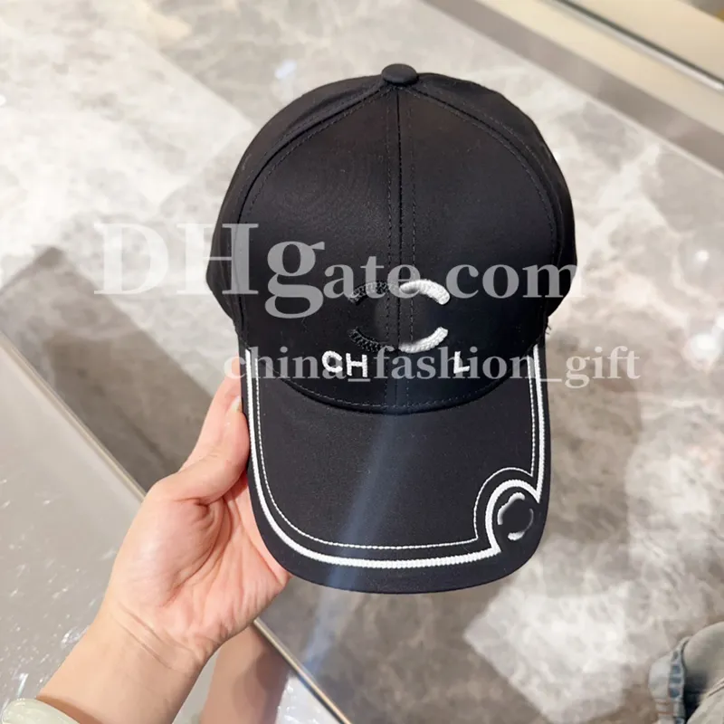 Lüks kapak mektubu işlemeli beyzbol şapkası vintage klasik top cap unisex golf şapkası yaz nefes alabilen tuval kapak seyahat güneş kremi şapka